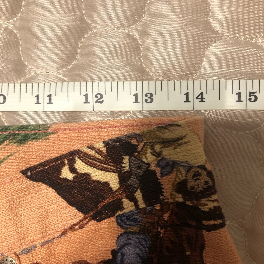 Roughrider by Circle T Western Cowboy Print Jeans – Pink – Size 28 - Picture 8 of 11